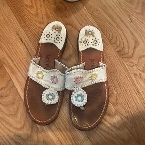 Jack Rogers used handmade sandals! Size 6
